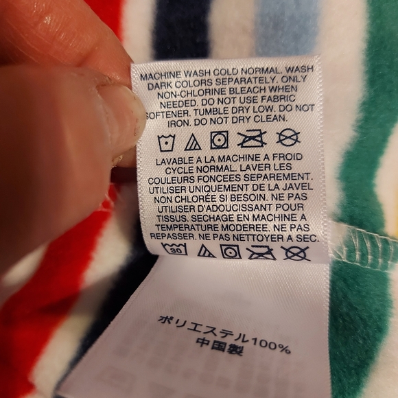 Lands' end girl's polartec, size M 10-12 - Picture 3 of 12